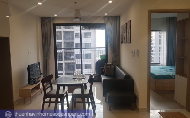 Cho thuê căn hộ 1 phòng ngủ full nội thất tại Ocean Park|P1
