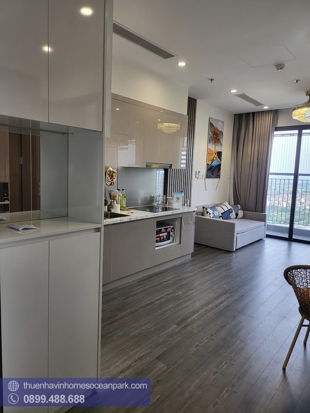 Cho thuê căn hộ ZenPark Vinhomes Ocean Park 1PN full đồ - 03 Cho thuê căn hộ ZenPark Vinhomes Ocean Park 1PN full đồ - 03