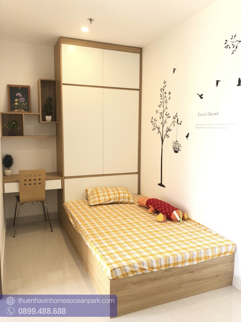 Cho thuê căn 1 phòng ngủ full đồ view Vinuni giá tốt - P6