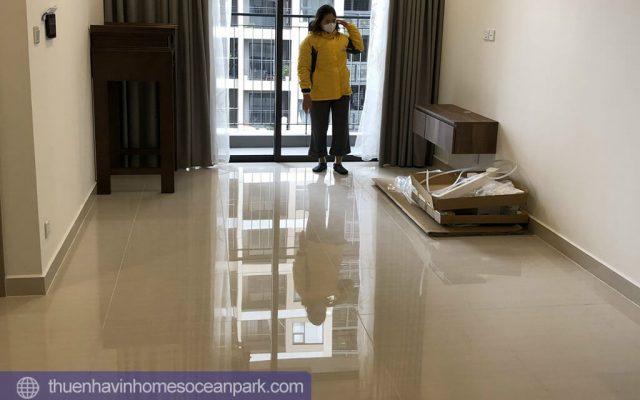 Cho thuê căn hộ chung cư 1 phòng ngủ Ocean Park giá 6tr