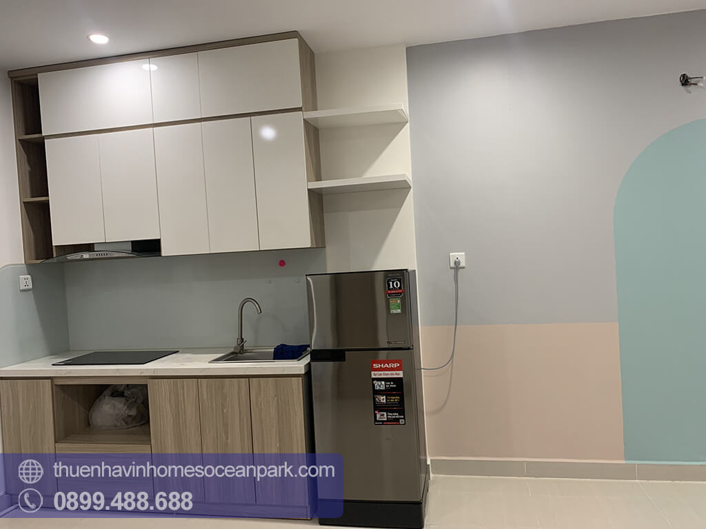 Cho thuê căn hộ studio Vinhomes Ocean Park full nội thất - Ảnh 3