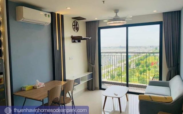 Cho thuê căn hộ 1 phòng ngủ full đồ Ocean Park view VinUni