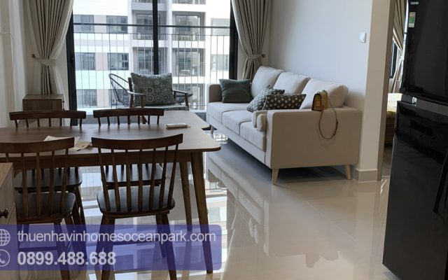 Cho thuê căn hộ 2 phòng ngủ Vinhomes Ocean Park full đồ- P01