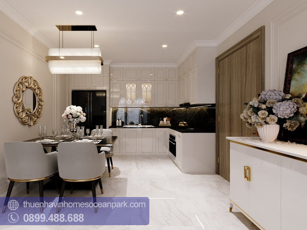 Cho thuê chung cư Vinhomes Ocean Park 3PN full đồ giá tốt -V2 Cho thuê chung cư Vinhomes Ocean Park 3PN full đồ giá tốt -V2