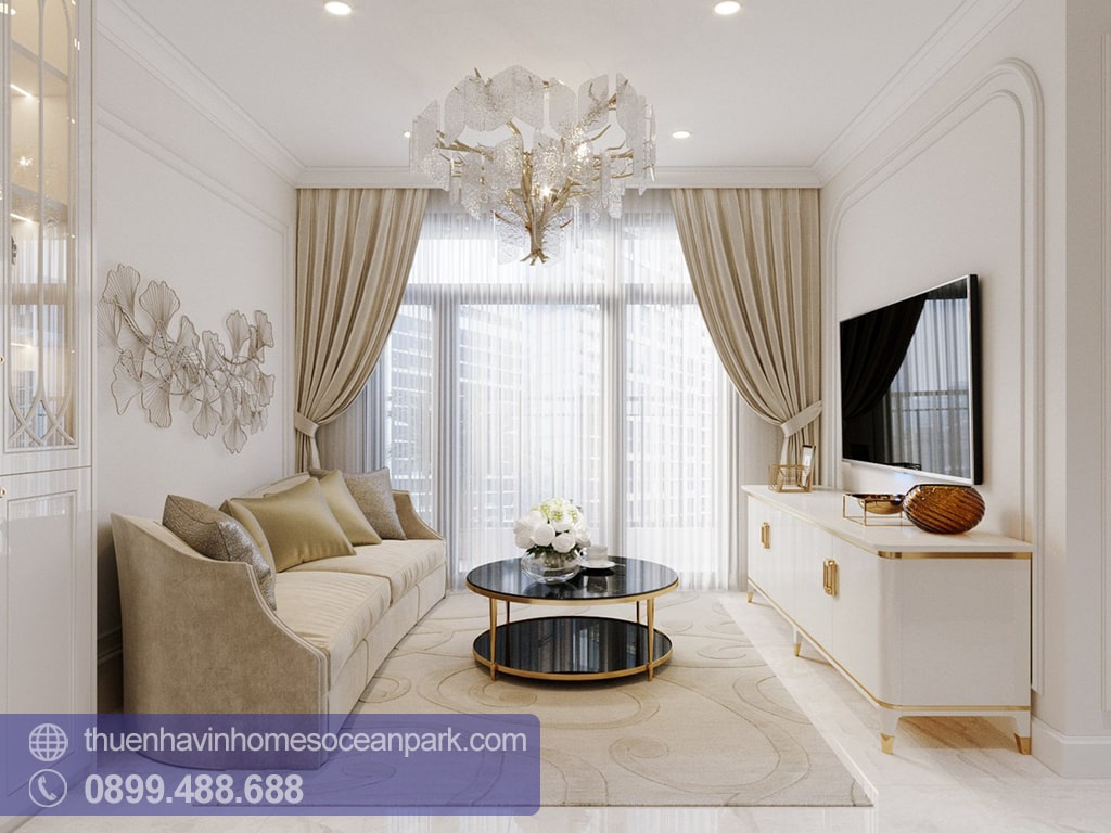 Cho thuê chung cư Vinhomes Ocean Park 3PN full đồ giá tốt -V6 Cho thuê chung cư Vinhomes Ocean Park 3PN full đồ giá tốt -V6