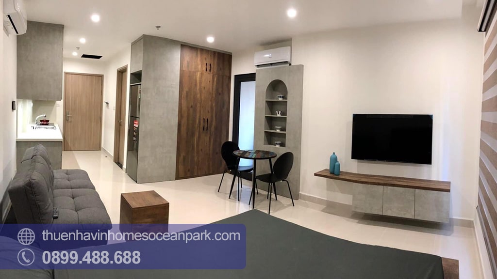 Cho thuê căn studio Ocean Park full đồ đẹp giá cực tốt Cho thuê căn studio Ocean Park full đồ đẹp giá cực tốt