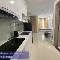 Cho thuê căn studio Ocean Park full nội thất mới 100% -01
