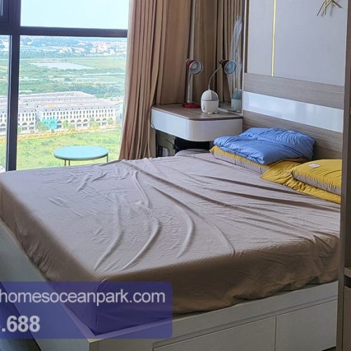 Cho thuê căn hộ ZenPark Vinhomes Ocean Park 1PN full nội thất đẹp
