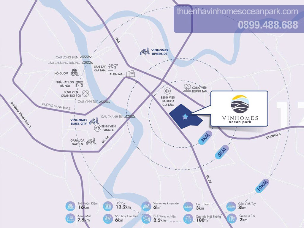 Địa chỉ Vinhomes Ocean Park thông tin chính thức