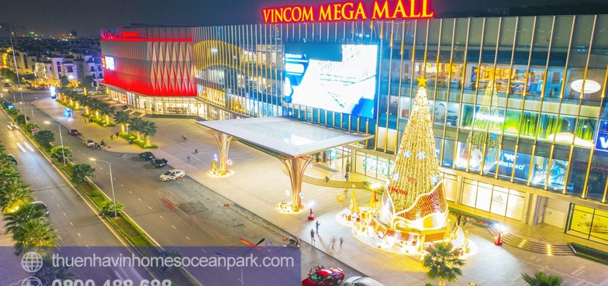 Toàn cảnh trung tâm thương mại khi lên đèn